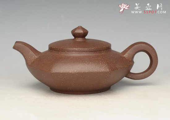 紫砂壶图片：六方合欢 - 宜兴紫砂壶网