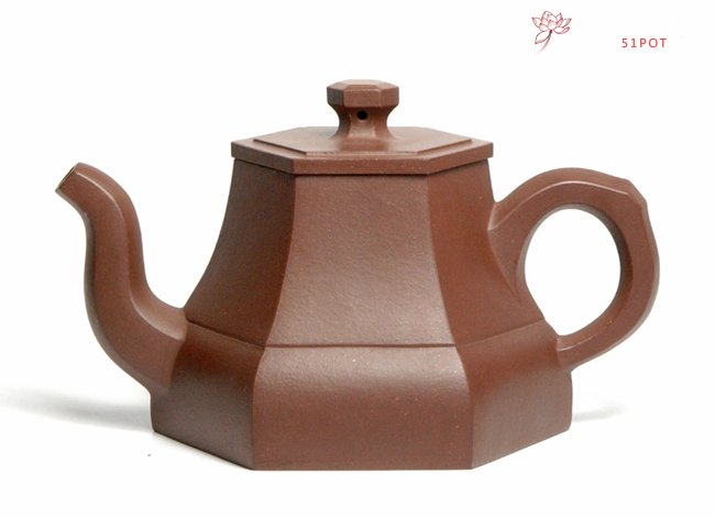 紫砂壶图片：六六大顺 300CC - 宜兴紫砂壶网