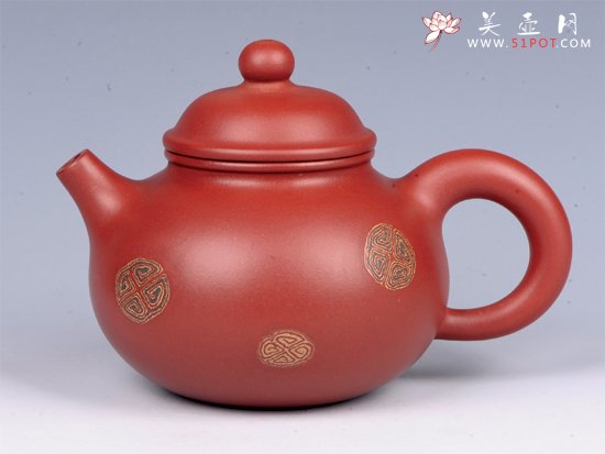 紫砂壶图片：容天（绞泥） - 宜兴紫砂壶网