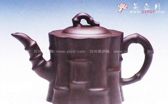 紫砂壶图片：亮节壶 - 宜兴紫砂壶网