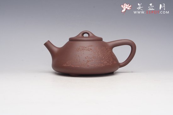 紫砂壶图片：子冶石瓢2 - 宜兴紫砂壶网