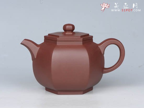紫砂壶图片：圆六方 - 宜兴紫砂壶网