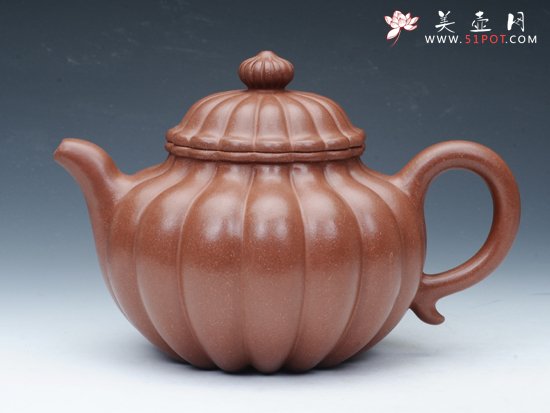 紫砂壶图片：筋囊掇球 1200CC - 宜兴紫砂壶网