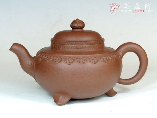 紫砂壶图片：云肩如意 - 宜兴紫砂壶网