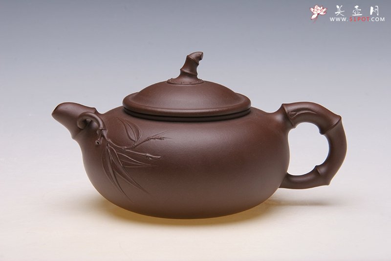 紫砂壶图片：竹报平安 - 宜兴紫砂壶网