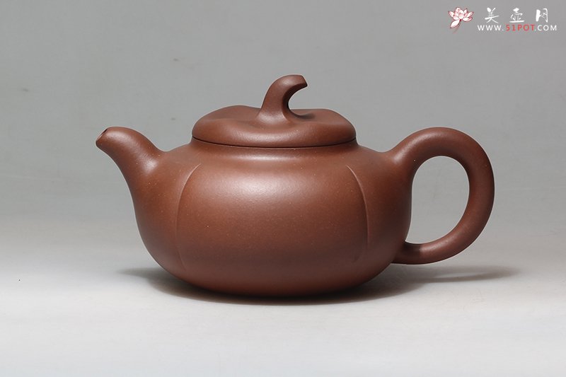 紫砂壶图片：柿子 - 宜兴紫砂壶网