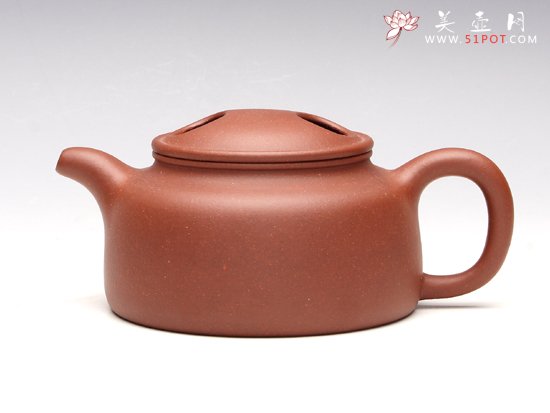 紫砂壶图片：牛盖莲子 - 宜兴紫砂壶网