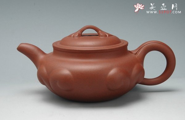 紫砂壶图片：仿鼓如意 - 宜兴紫砂壶网