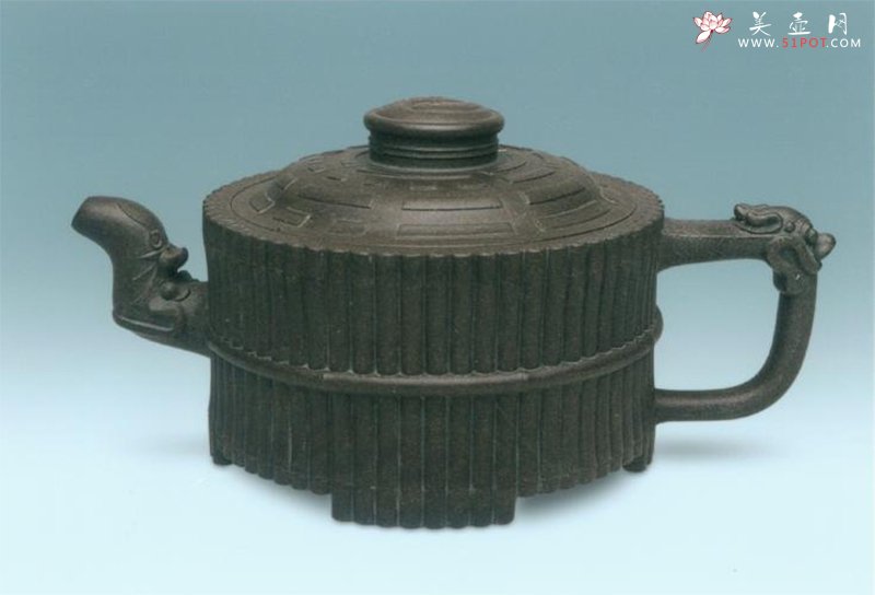 紫砂壶图片：龙头一捆竹 - 宜兴紫砂壶网