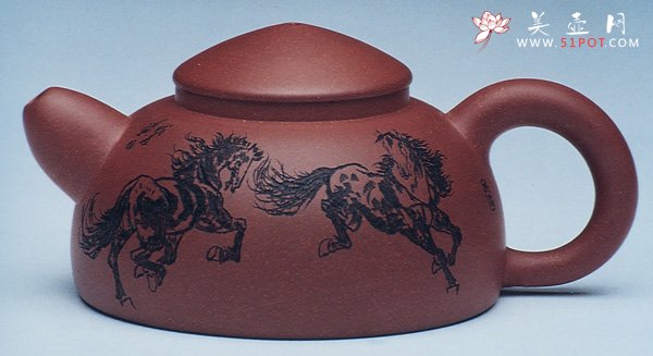 紫砂壶图片：寒江独钓 - 宜兴紫砂壶网