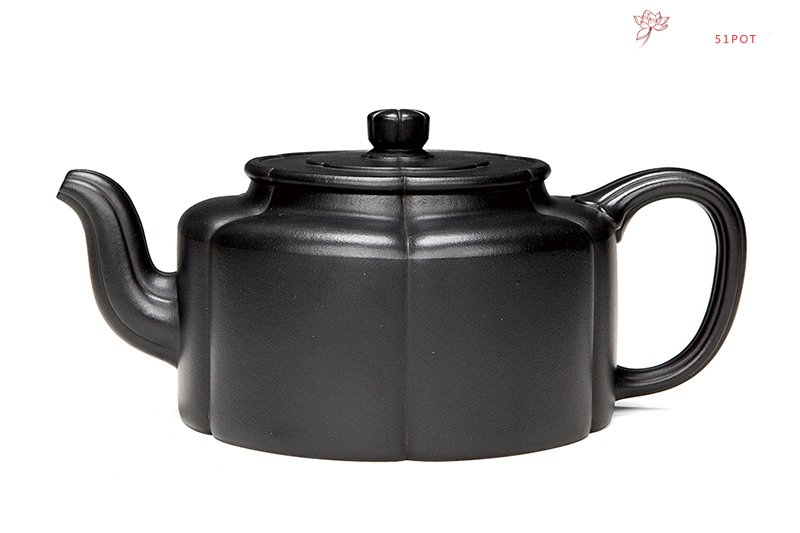 紫砂壶图片：梅花周盘 - 宜兴紫砂壶网