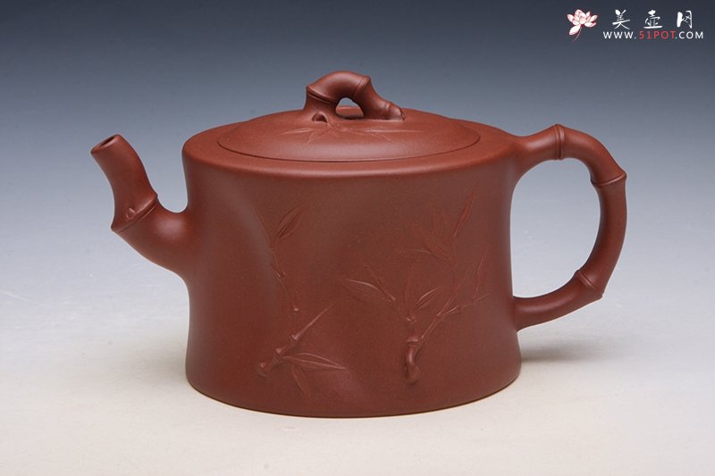 紫砂壶图片：清风竹影 - 宜兴紫砂壶网