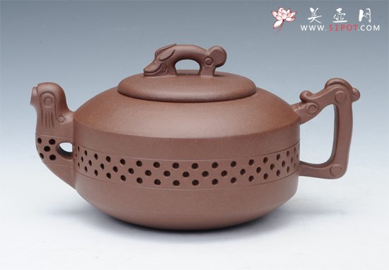 紫砂壶图片：龙凤呈祥 - 宜兴紫砂壶网