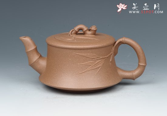 紫砂壶图片：竹曲 - 宜兴紫砂壶网