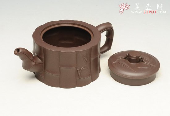 紫砂壶图片：一捆竹   300cc - 宜兴紫砂壶网