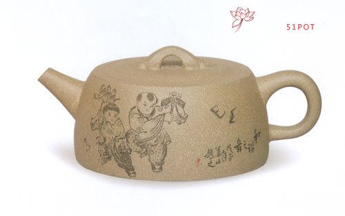 紫砂壶图片：如意井 - 宜兴紫砂壶网