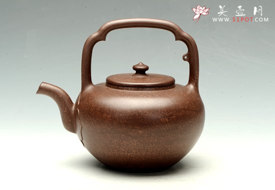 紫砂壶图片：吴径提梁 - 宜兴紫砂壶网