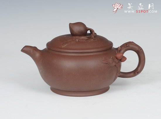 紫砂壶图片：寿桃 - 宜兴紫砂壶网