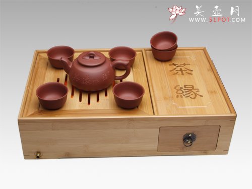 紫砂壶图片：富贵套壶 - 宜兴紫砂壶网