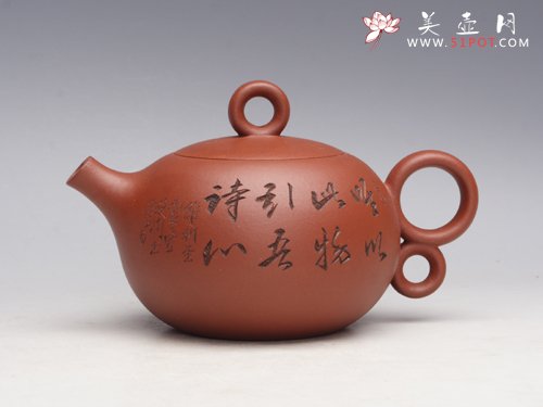 紫砂壶图片： 梦圆壶  泥料：... - 宜兴紫砂壶网