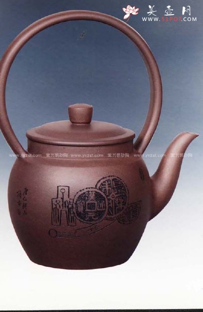 紫砂壶图片：一桶富贵 - 宜兴紫砂壶网