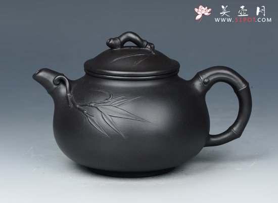 紫砂壶图片：竹报平安 - 宜兴紫砂壶网