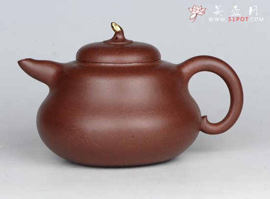 紫砂壶图片：曼生十八式之葫芦 - 宜兴紫砂壶网