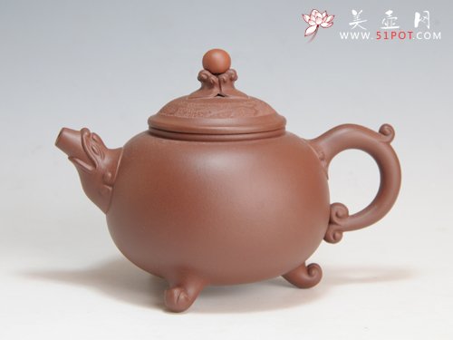 紫砂壶图片：龙珠壶 - 宜兴紫砂壶网
