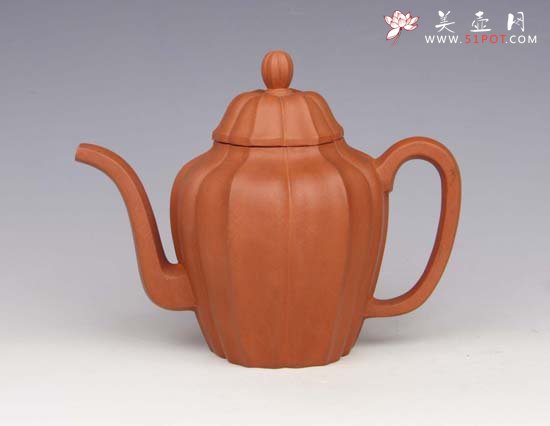 紫砂壶图片：菱花壶 - 宜兴紫砂壶网