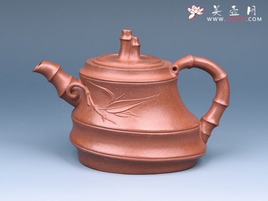 紫砂壶图片：斜竹（顺竹） - 宜兴紫砂壶网