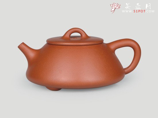 紫砂壶图片：朱泥石瓢 - 宜兴紫砂壶网
