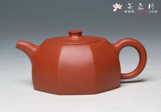 紫砂壶图片：六方 - 宜兴紫砂壶网