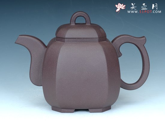 紫砂壶图片：福临八方壶 - 宜兴紫砂壶网