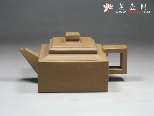 紫砂壶图片：四方逸式壶 - 宜兴紫砂壶网