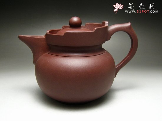 紫砂壶图片：僧帽 - 宜兴紫砂壶网