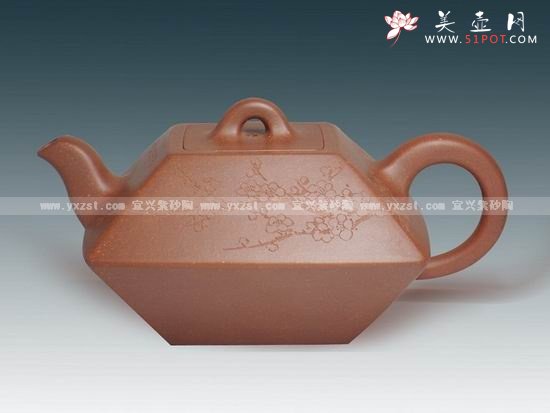 紫砂壶图片：四方合斗 - 宜兴紫砂壶网