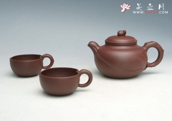 紫砂壶图片：醉桃 - 宜兴紫砂壶网