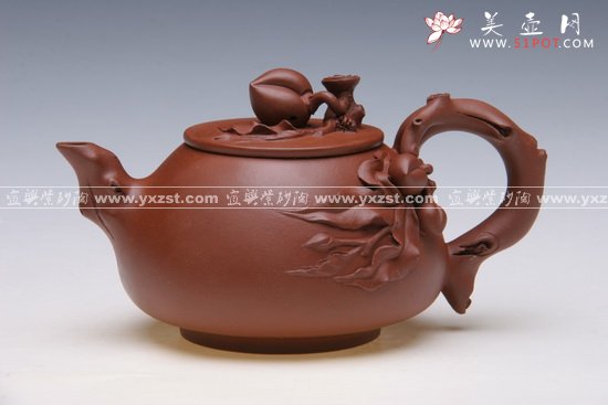 紫砂壶图片：石桃 - 宜兴紫砂壶网