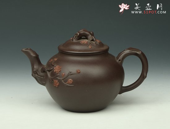 紫砂壶图片：梅桩 - 宜兴紫砂壶网