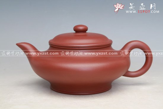 紫砂壶图片：虚扁 - 宜兴紫砂壶网