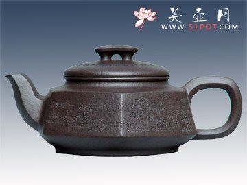 紫砂壶图片：桥鼎方圆 - 宜兴紫砂壶网