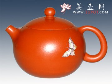 紫砂壶图片：朱泥大西施 - 宜兴紫砂壶网