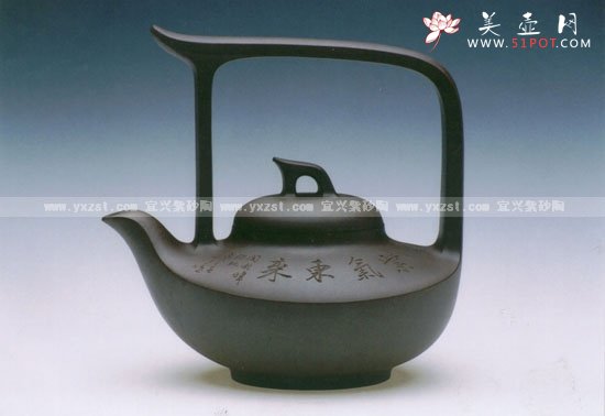 紫砂壶图片：一帆风顺壶 - 宜兴紫砂壶网