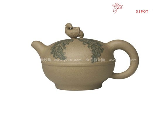 紫砂壶图片：天鸡 - 宜兴紫砂壶网