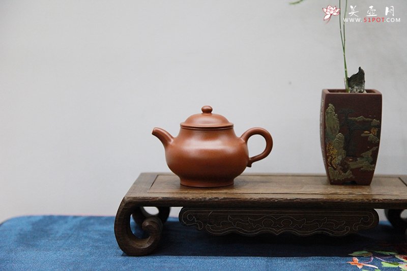 紫砂壶图片：朱泥潘壶 - 宜兴紫砂壶网