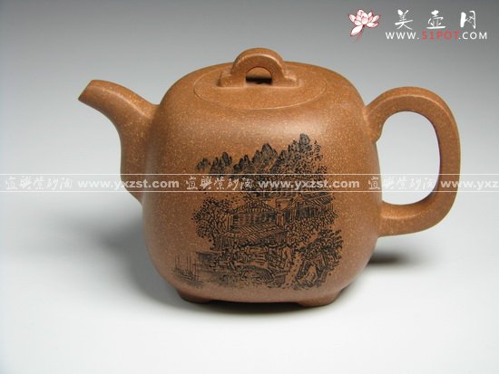 紫砂壶图片：隅方 - 宜兴紫砂壶网