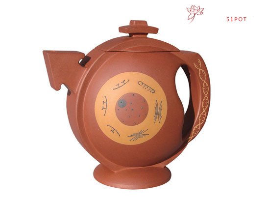 紫砂壶图片：生命细胞壶 - 宜兴紫砂壶网