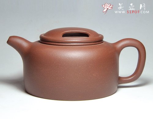 紫砂壶图片：牛盖莲子 - 宜兴紫砂壶网