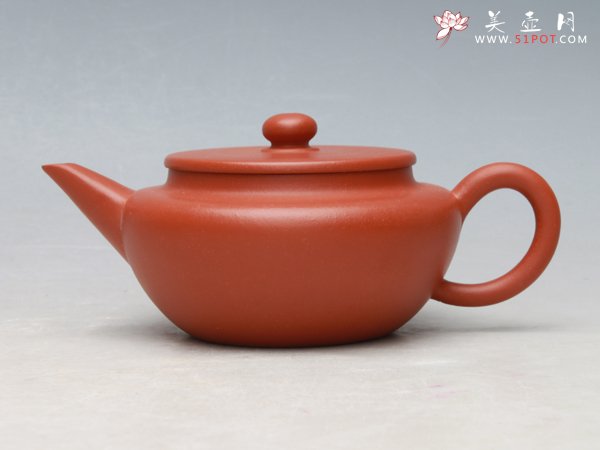 紫砂壶图片：朱泥小品 180CC - 宜兴紫砂壶网