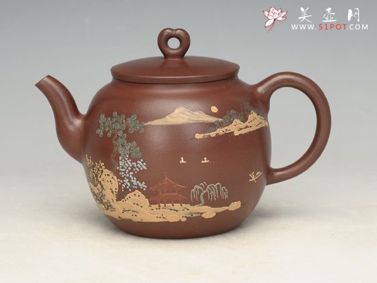 紫砂壶图片：圆心 - 宜兴紫砂壶网